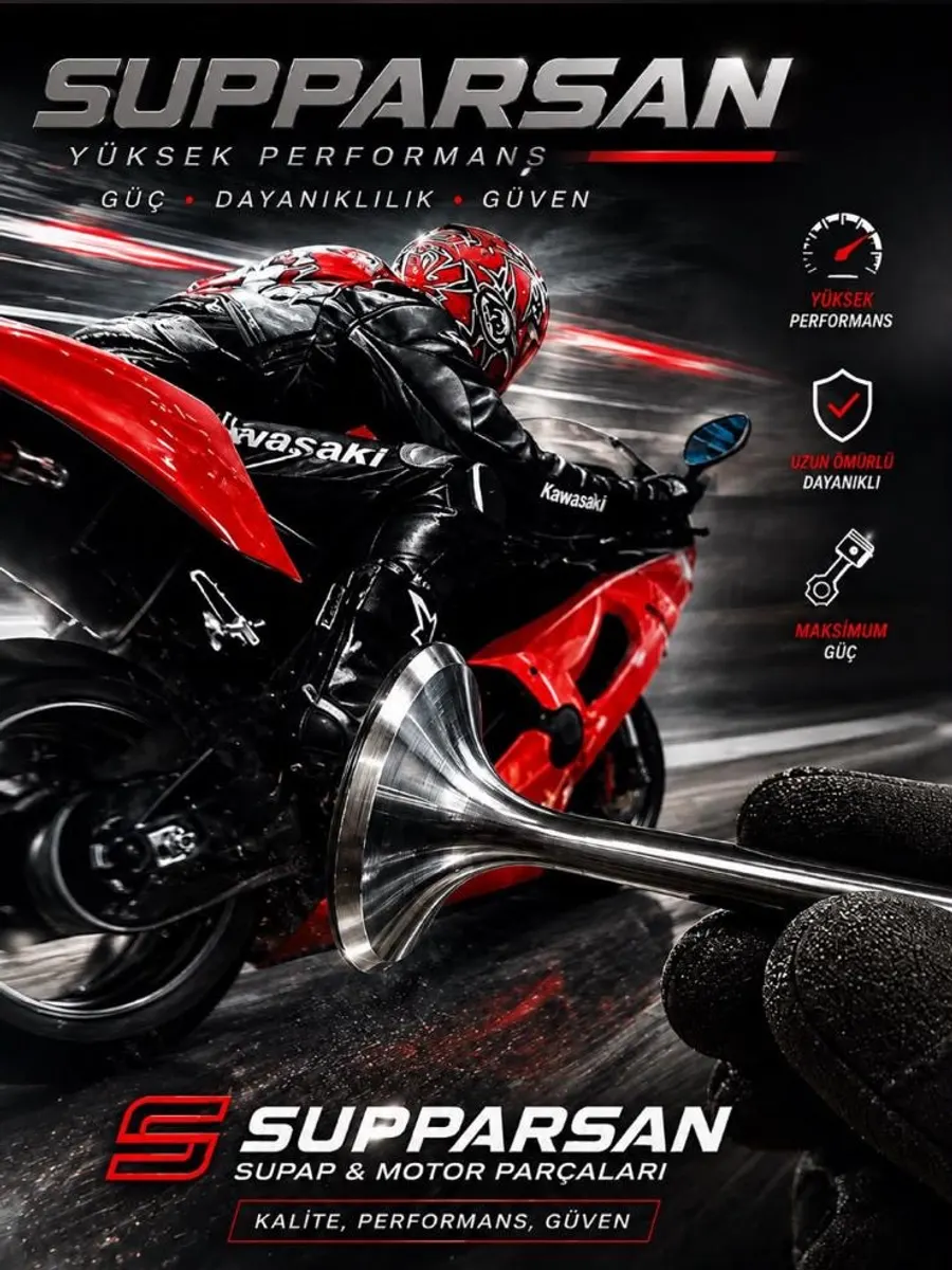 Supparsan supap ve motor parçaları